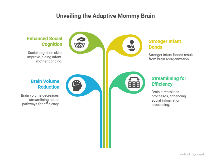 Graphic on Adaptive Mommy Brain
