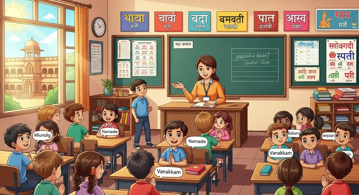 teching children different languages