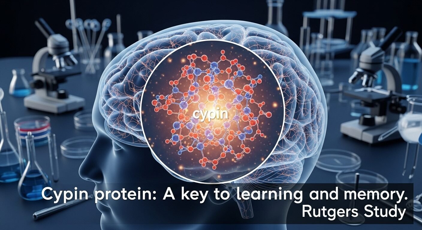 A new study led by Rutgers has found that one brain protein, called **cypin**, plays a key role in learning and memory. This discovery could open new ways to treat serious conditions like Alzheimer’s, Parkinson’s, and brain injuries.