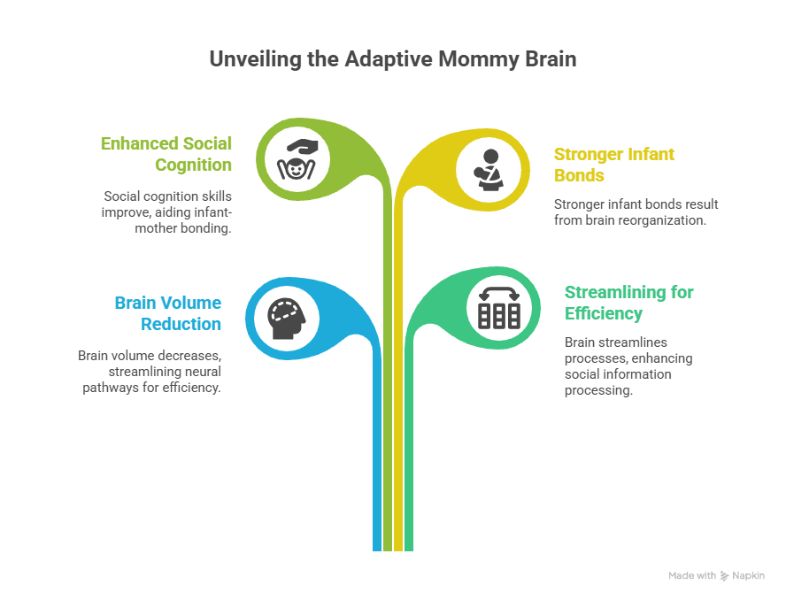 Graphic on Adaptive Mommy Brain